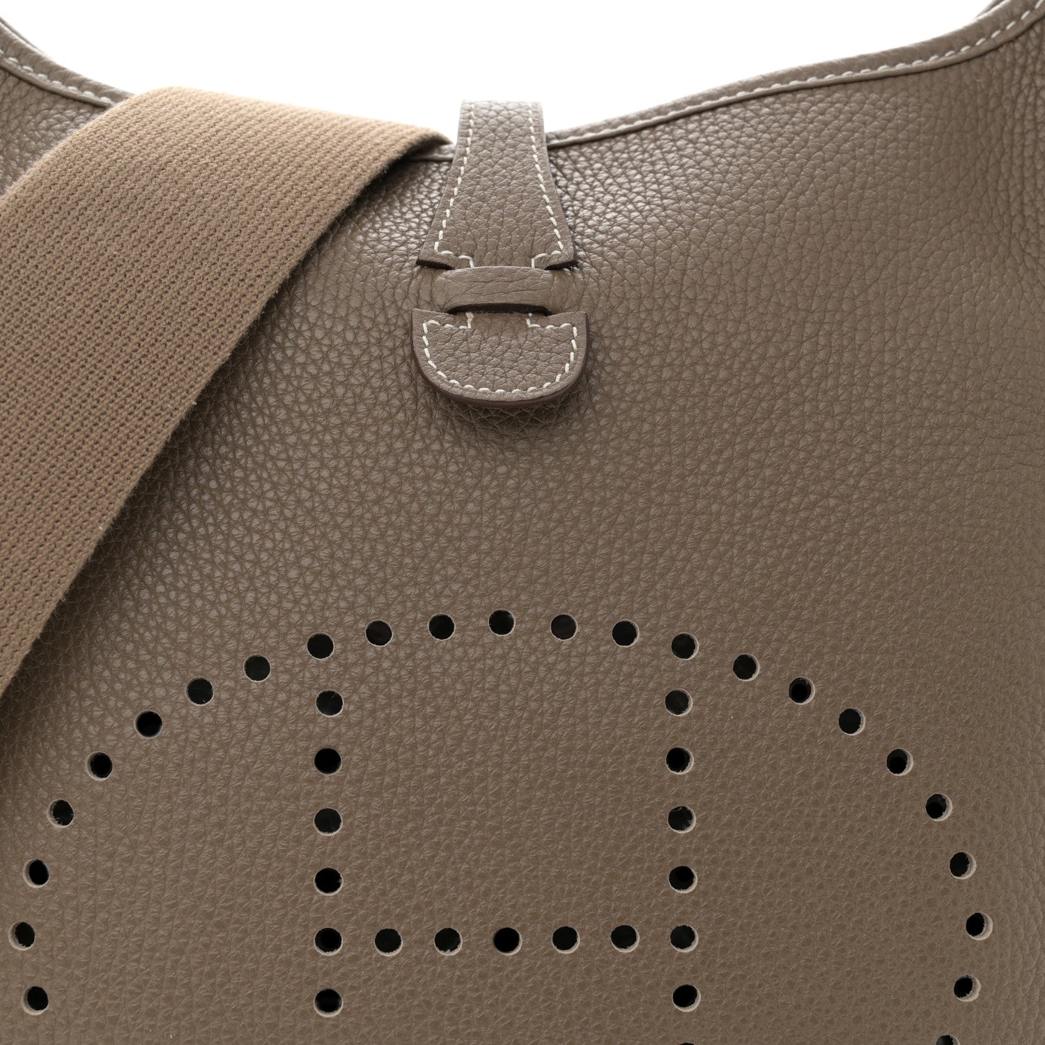 Hermes Taurillon Clemence Evelyne III PM Etoupe 8 of 10