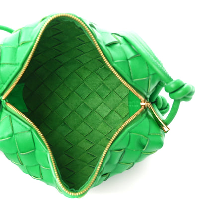Bottega Veneta Nappa Intrecciato Mini Loop Camera Bag Parakeet 5 of 9