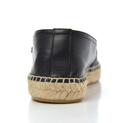 Saint Laurent Lambskin Mens Espadrilles 40.5 Black 15 of 16