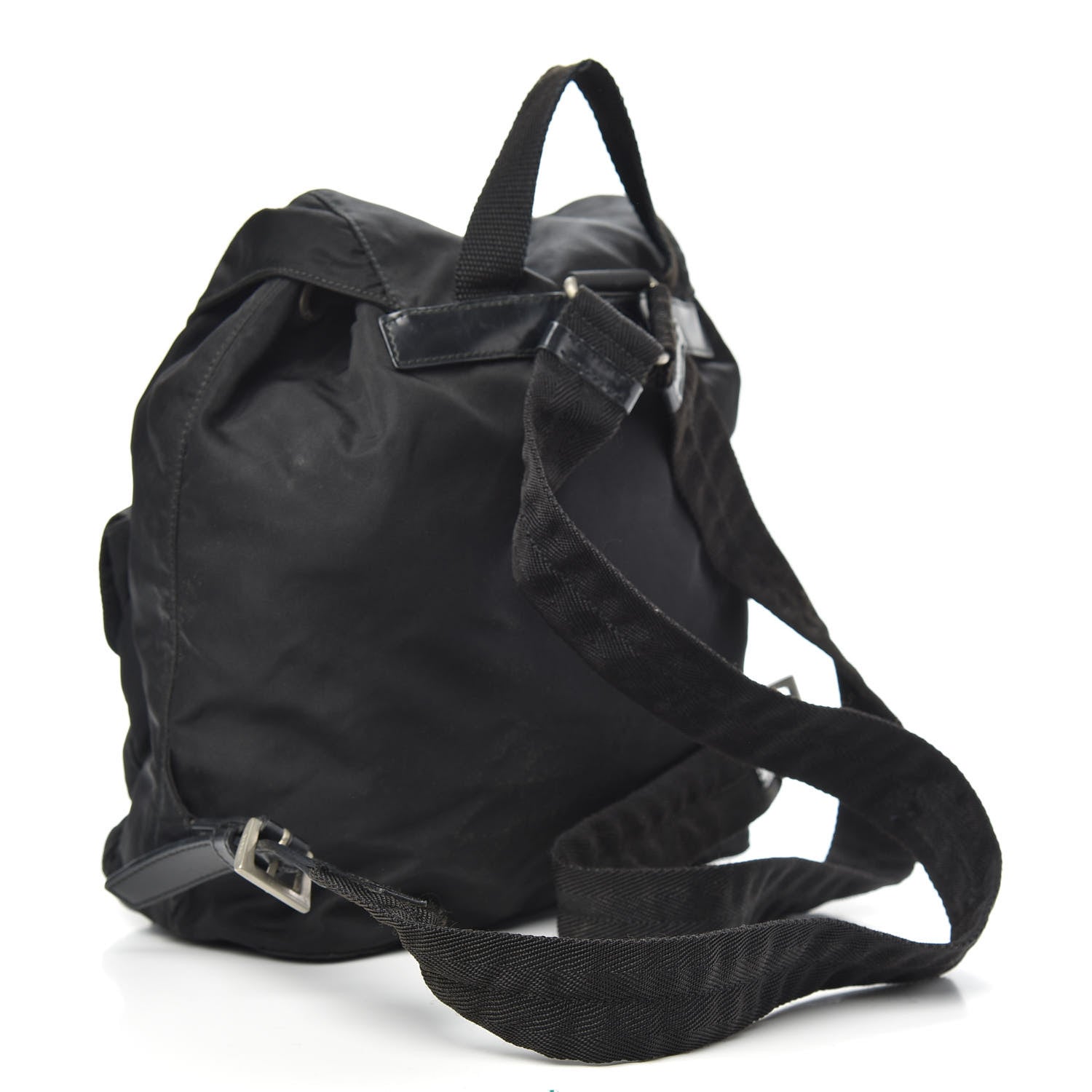 Prada Nylon Vela Medium Backpack Black 2 of 8