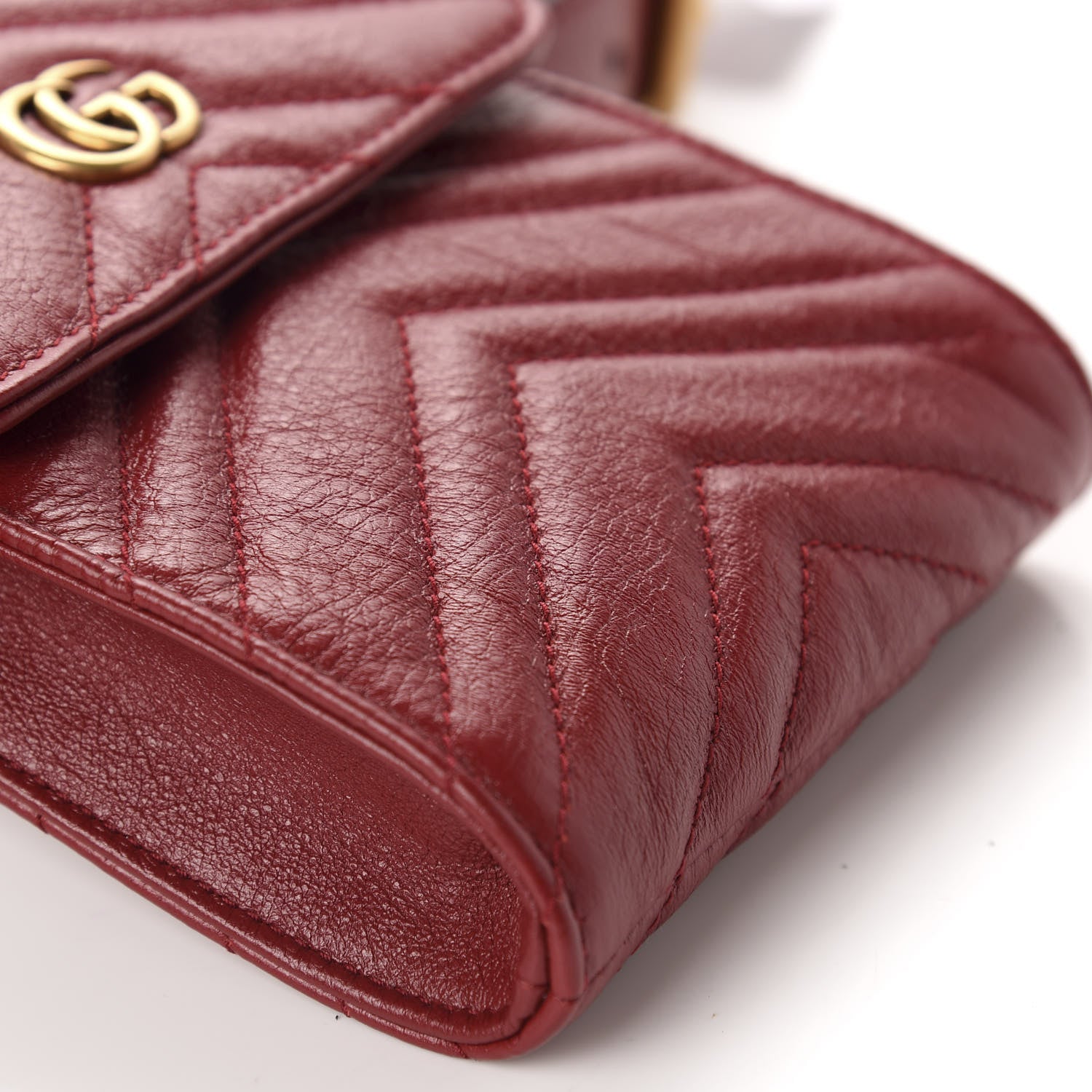 Gucci Azalea Calfskin Matelasse GG Marmont Multi Belt Bag 85 34 Romantic Cerise 10 of 19