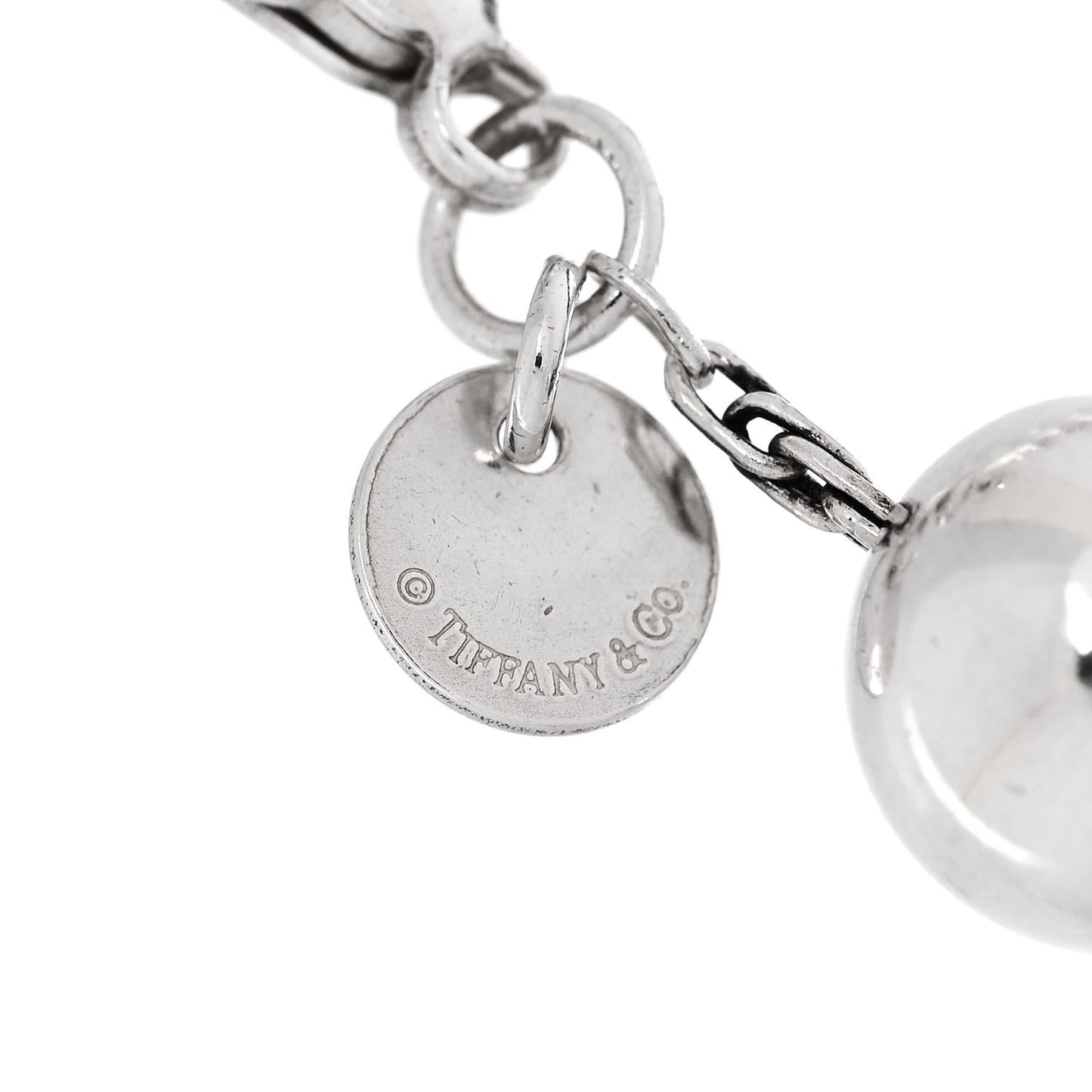 Sterling Silver 10mm Hardwear Ball Bracelet