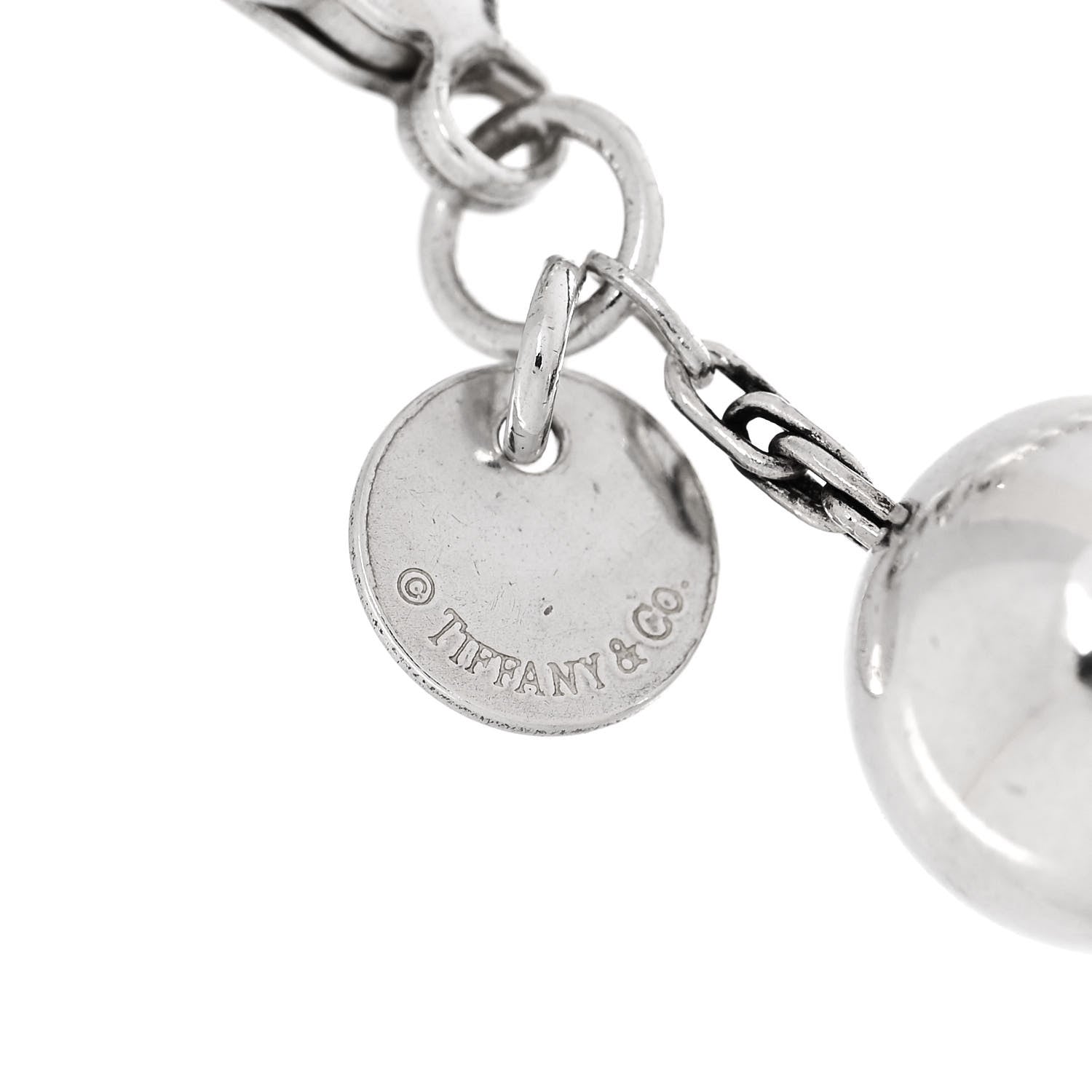 Tiffany Sterling Silver 10mm Hardwear Ball Bracelet 3 of 4