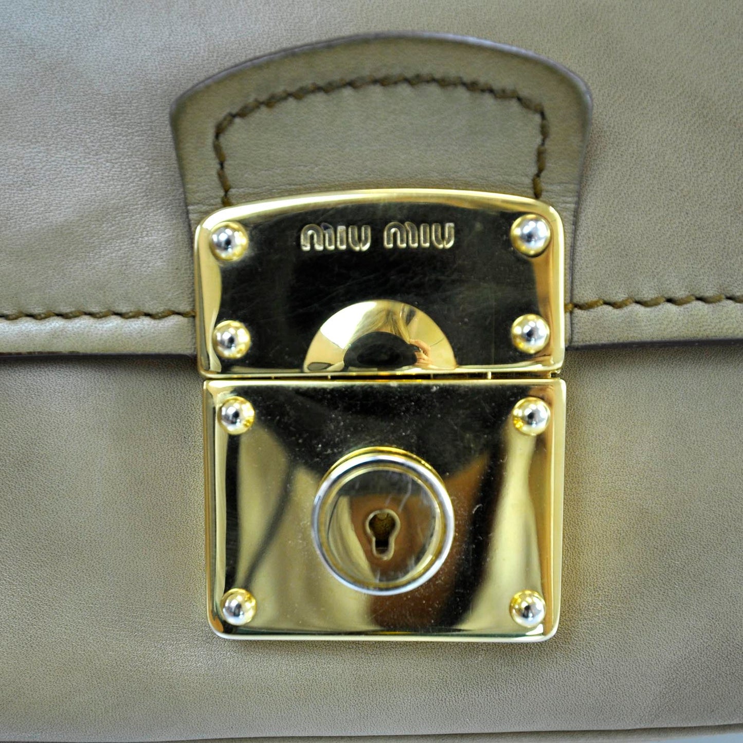Leather Front Pocket Tote