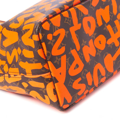 Louis Vuitton Monogram Graffiti Neverfull GM Orange 6 of 9