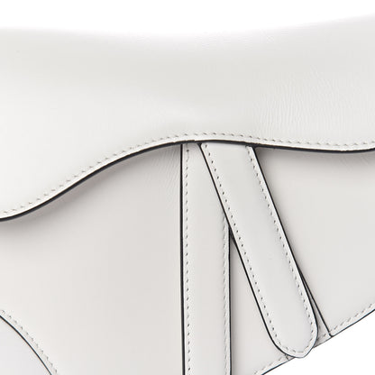 Christian Dior Grained Calfskin Mini Saddle Bag White 8 of 11