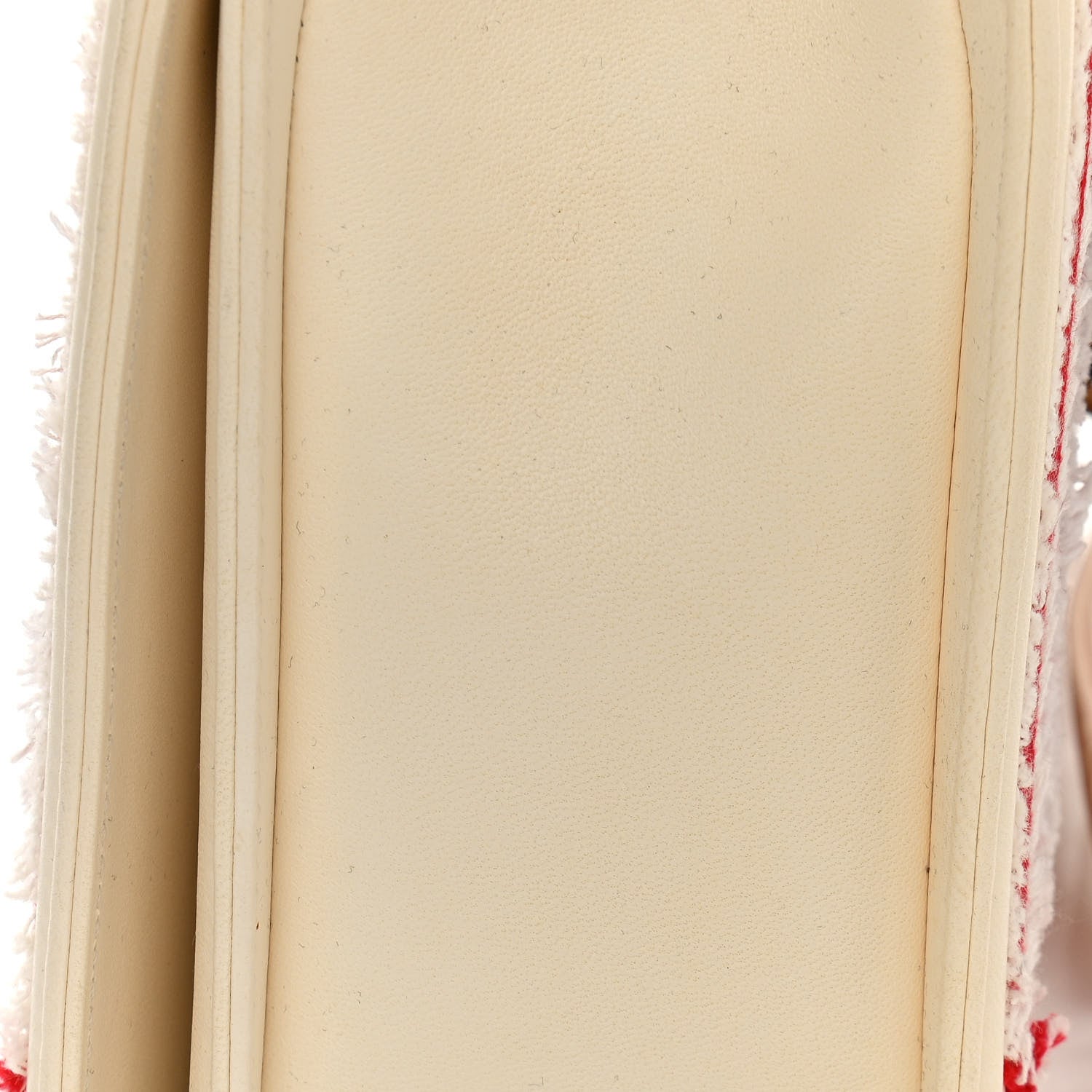 Chanel Sequin Canvas New Medium Cuba Boy Flap White Blue Red 12 of 18