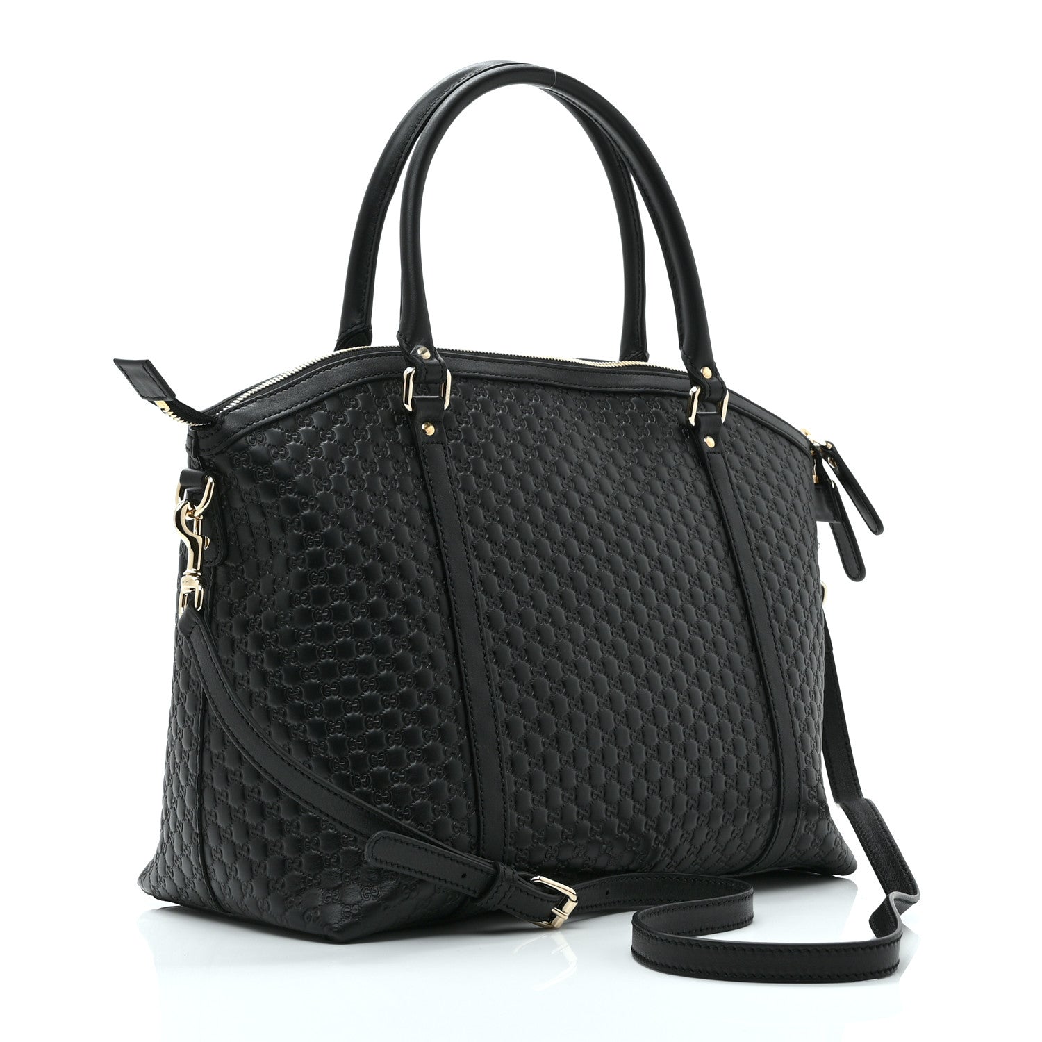 Gucci Soft Microguccissima Dome Satchel Black 3 of 10