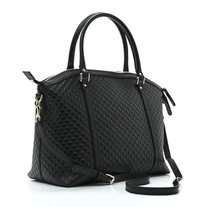 Gucci Soft Microguccissima Dome Satchel Black 3 of 10