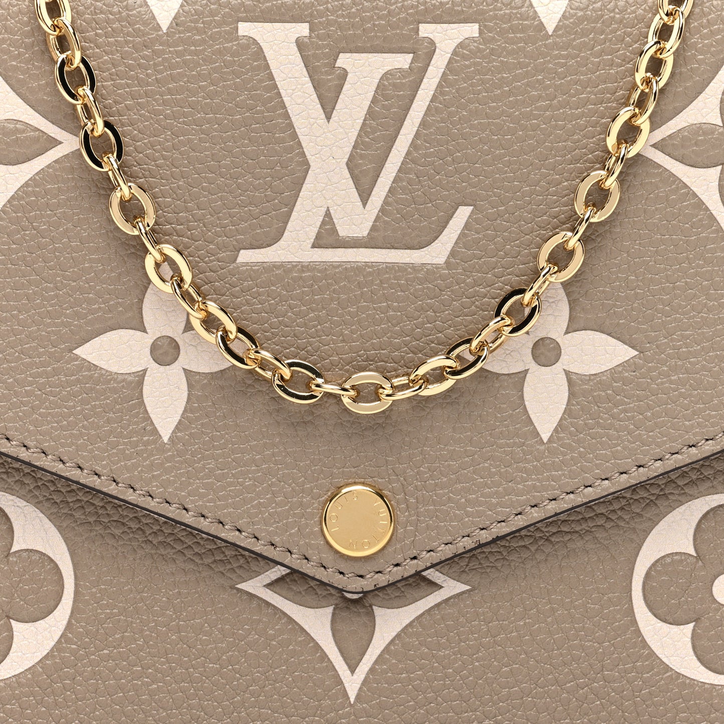 Empreinte Monogram Giant Felicie Pochette Tourterelle Creme