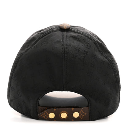 Louis Vuitton Polyester Silk Monogram Cap Ou Pas Cap Mini L Black 6 of 12