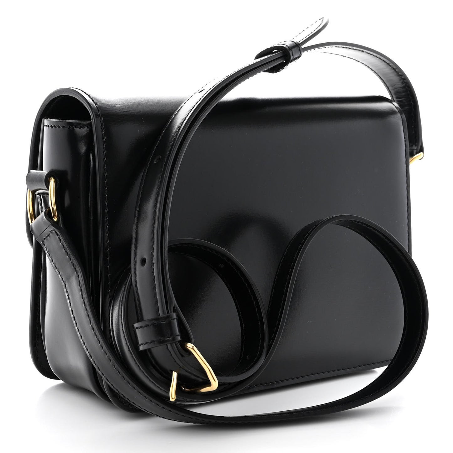 Shiny Calfskin Teen Triomphe Black