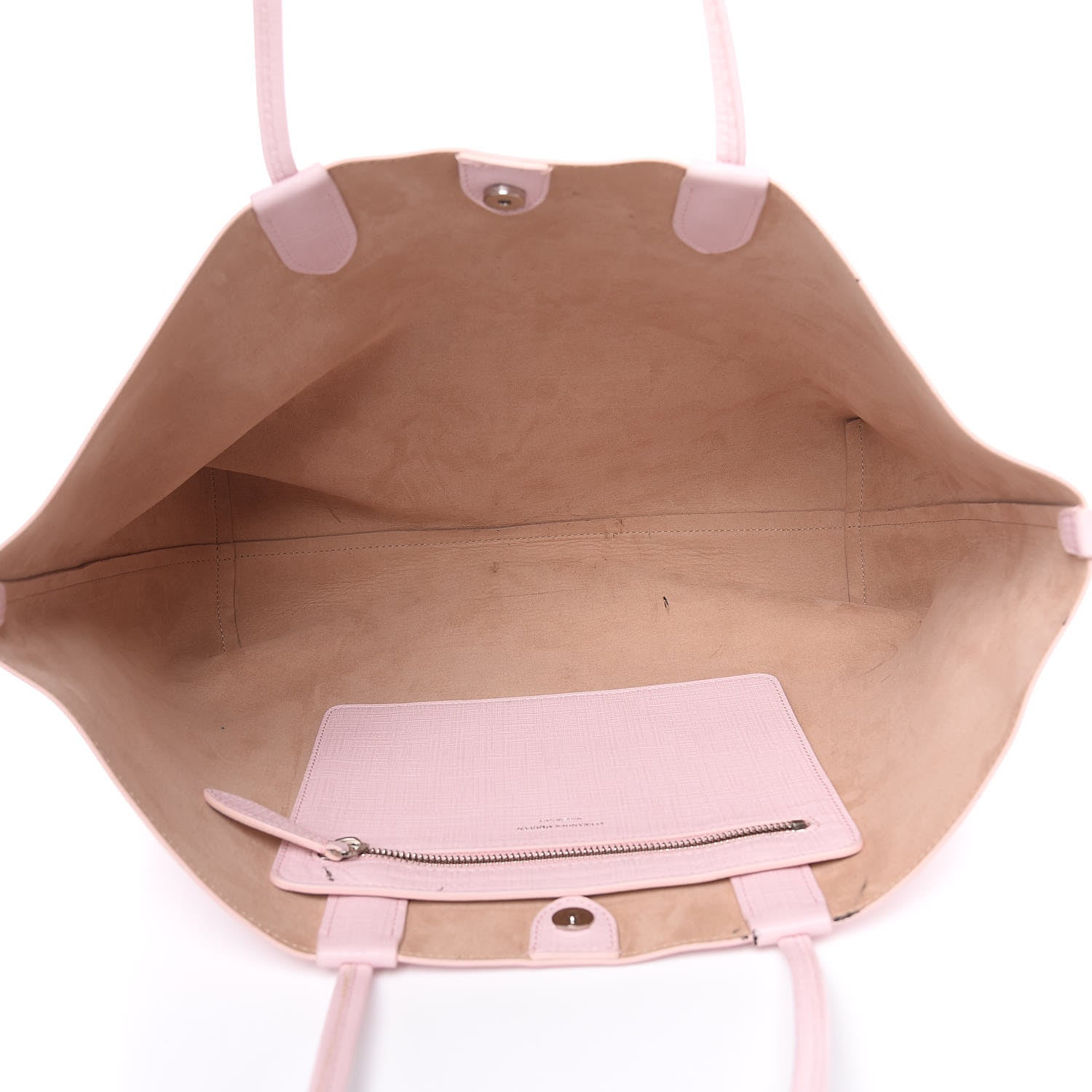 Alexander McQueen Saffiano Shopper Tote Baby Pink 5 of 16