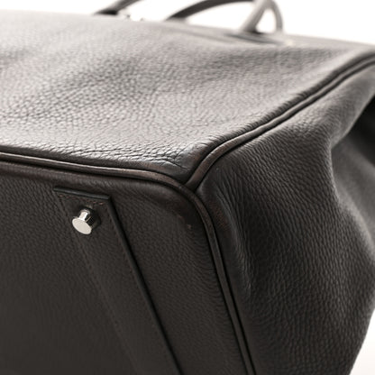 Hermes Togo Travel Birkin 50 Chocolate 11 of 14