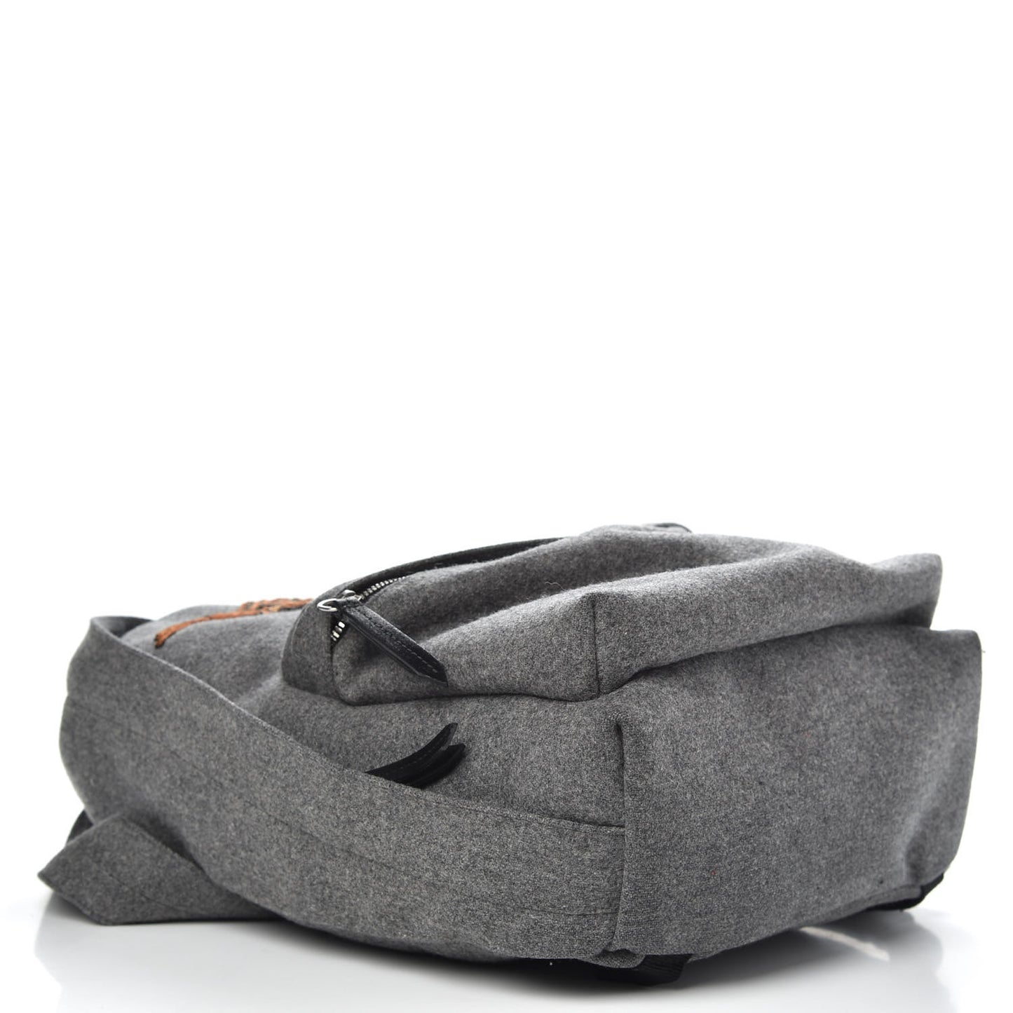 Wool Embroidered Bee Sky Backpack Grey