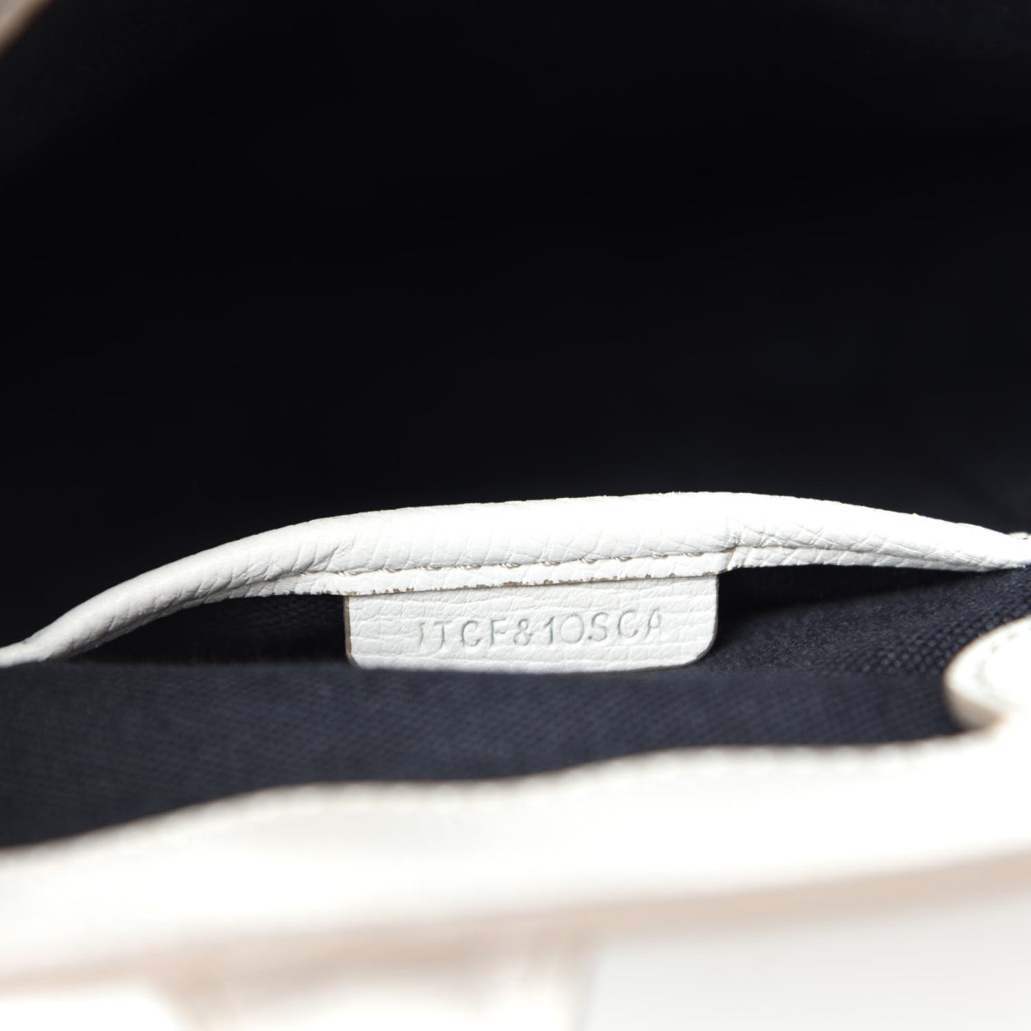 Calfskin House Check Perforated Medium Banner Tote Natural