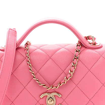 Chanel Caviar Quilted Small Business Affinity Flap Pink 8 of 10