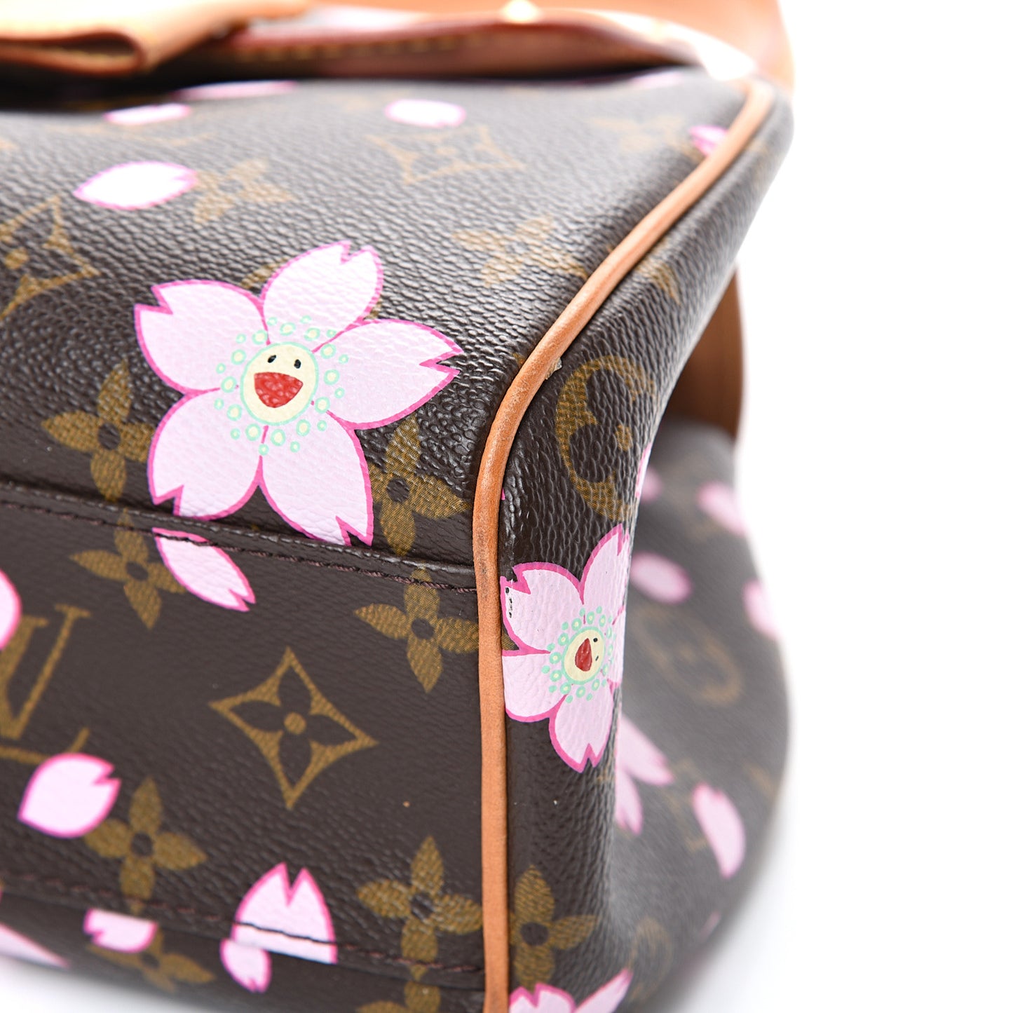 Monogram Cherry Blossom Sac Retro Bag Brown