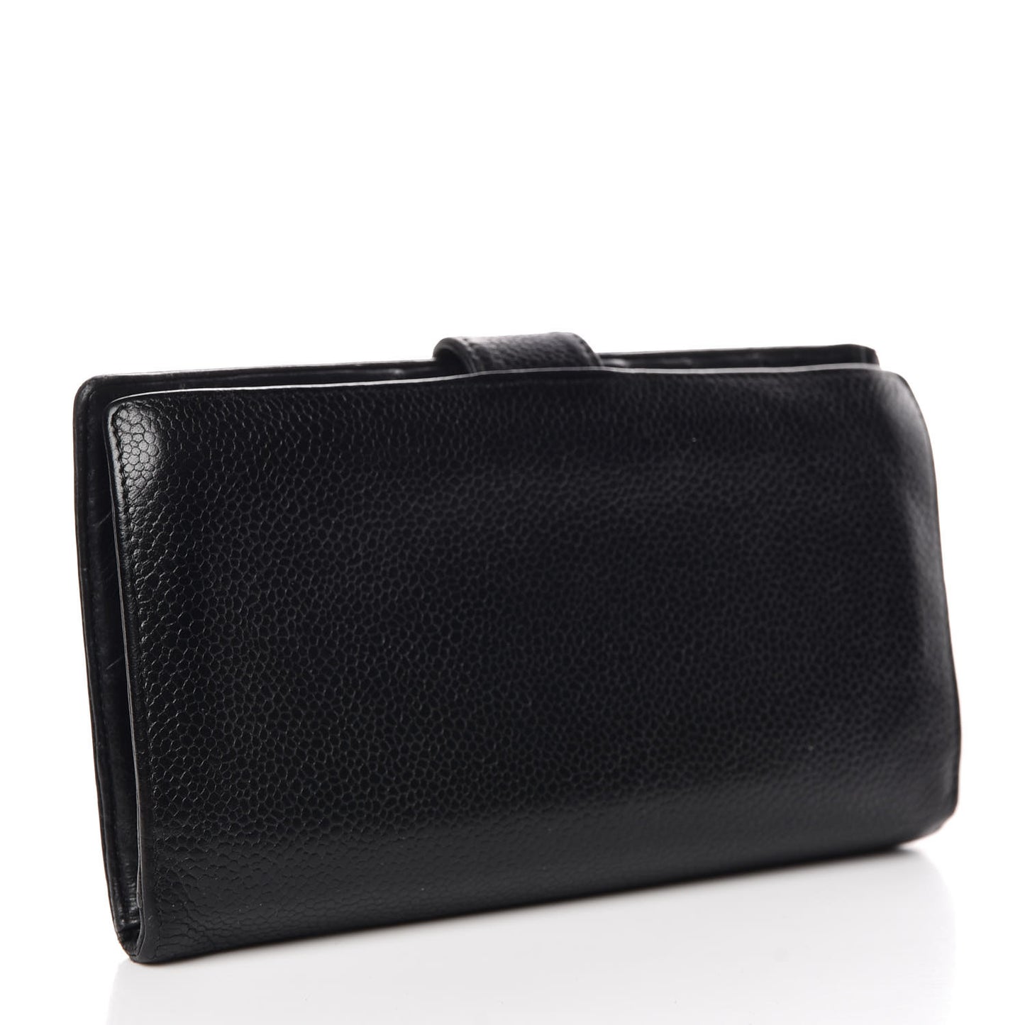 Caviar Timeless CC French Wallet Black