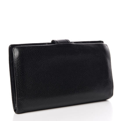 Chanel Caviar Timeless CC French Wallet Black 3 of 11