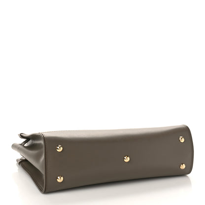 Salvatore Ferragamo Calfskin Briana Tote Mud 4 of 8