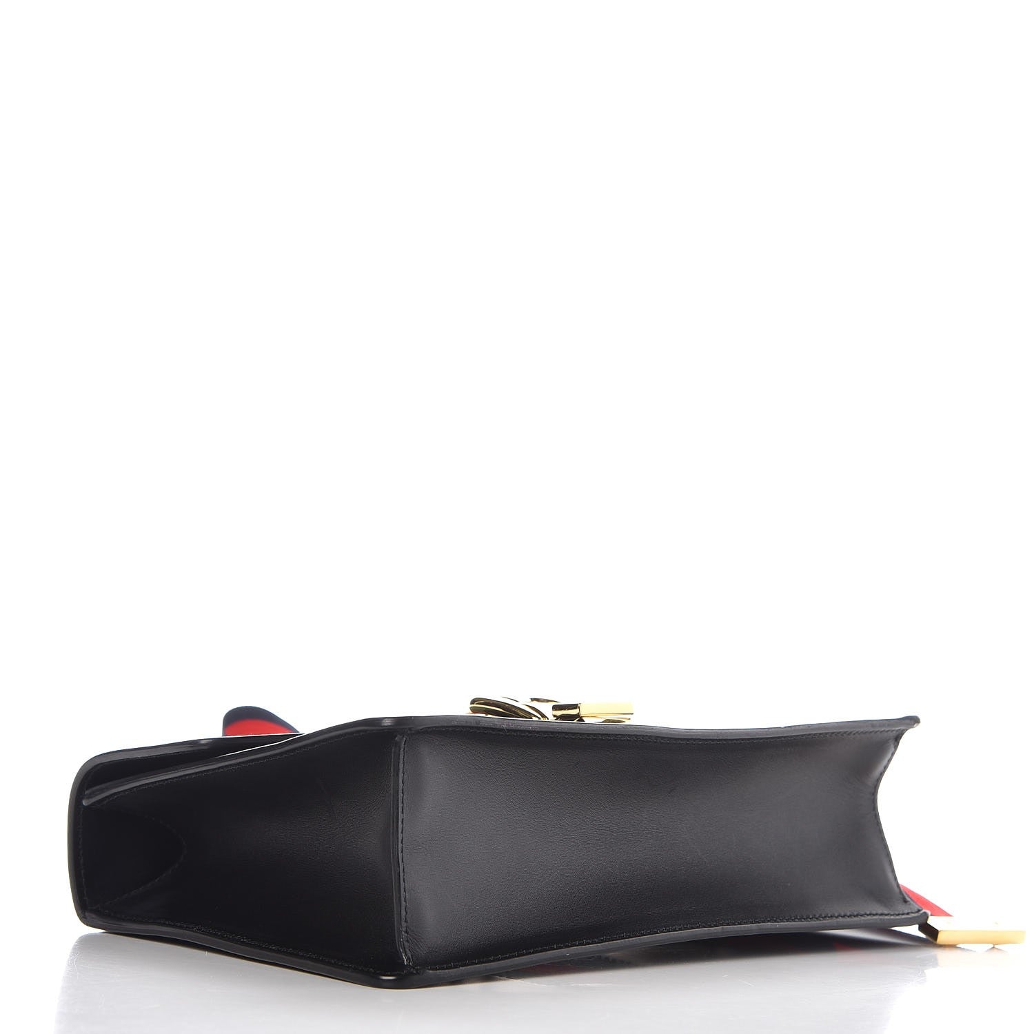 Gucci Calfskin Small Sylvie Shoulder Bag Black 5 of 9