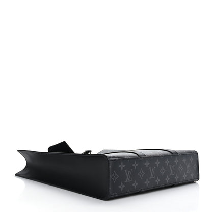Louis Vuitton Monogram Eclipse Sac Plat 3 of 6