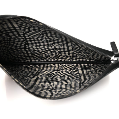 MCM Visetos Liz Shopper Tote Pouch Black 5 of 9