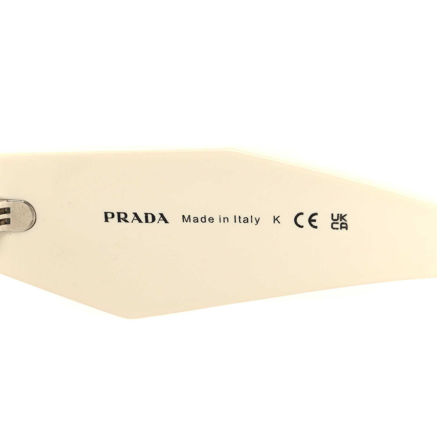 Acetate Symbole Sunglasses SPR 17W White