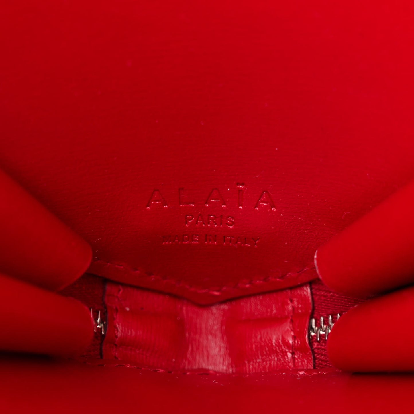Lux Calfskin Le Coeur Bag Lacquer Red