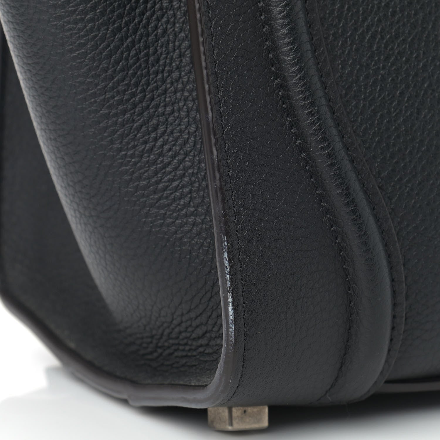 Celine Drummed Calfskin Micro Luggage Black 13 of 14