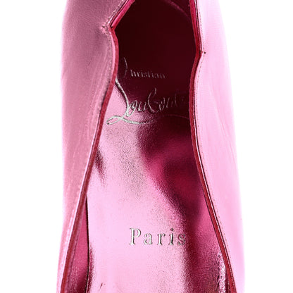 Christian Louboutin Metallic Calfskin Hot Chick 100 Pumps 38.5 Pink 7 of 7