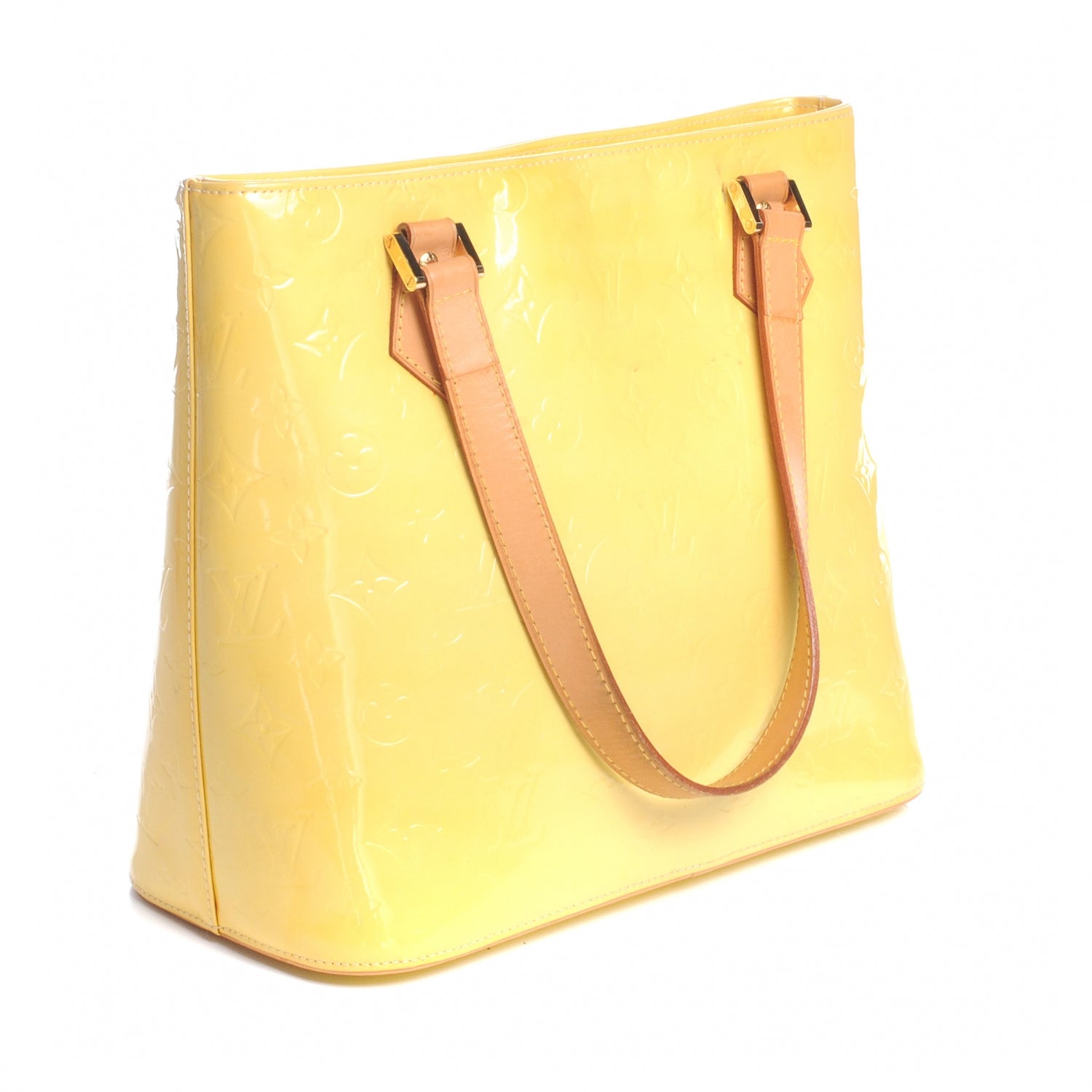 Louis Vuitton Vernis Houston Lime 3 of 8