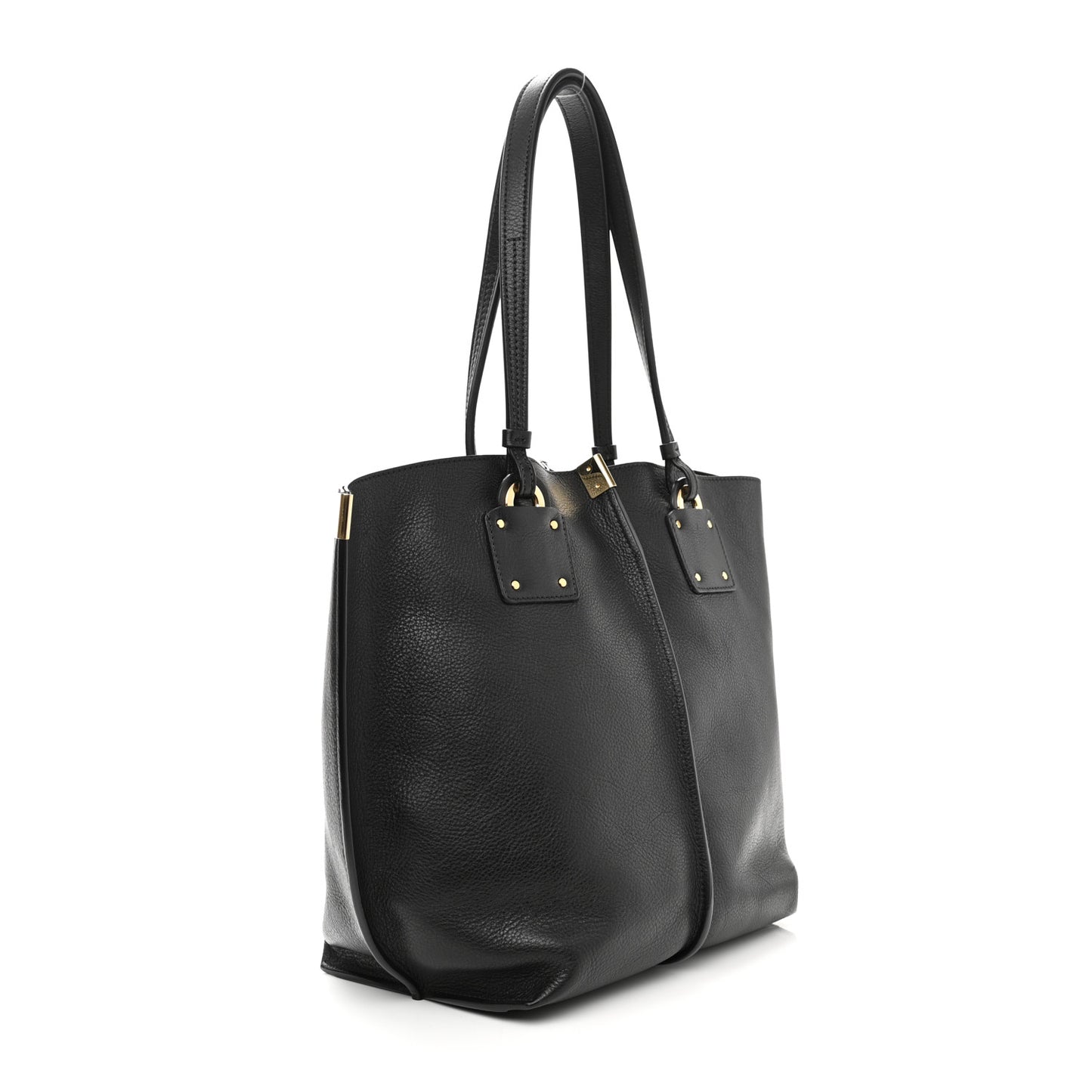 Smooth Calfskin Medium Vick Tote Black