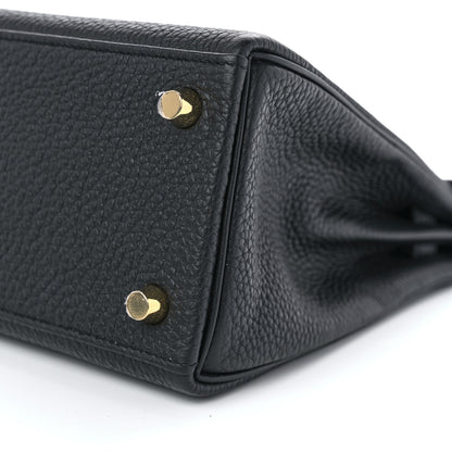 Hermes Togo Kelly Retourne 25 Black 10 of 11
