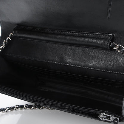 Chanel Caviar Timeless CC Wallet On Chain WOC Black 5 of 9