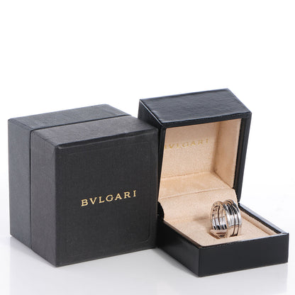 Bulgari 18K White Gold B.Zero1 Four-Band Ring 60 9 5 of 5