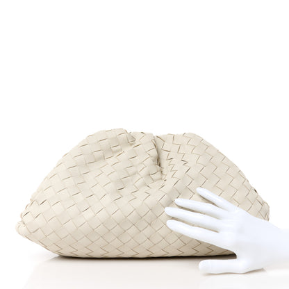 Bottega Veneta Nappa Maxi Intrecciato The Pouch Oversized Clutch Plaster 2 of 11