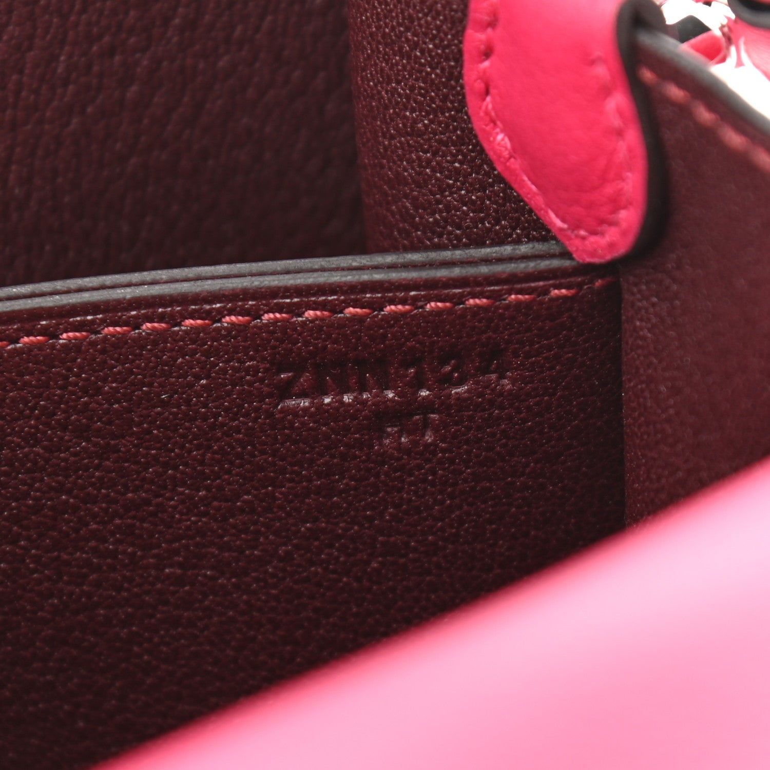 Hermes Evercolor Verso Mini Sac Roulis Framboise Prune 6 of 8