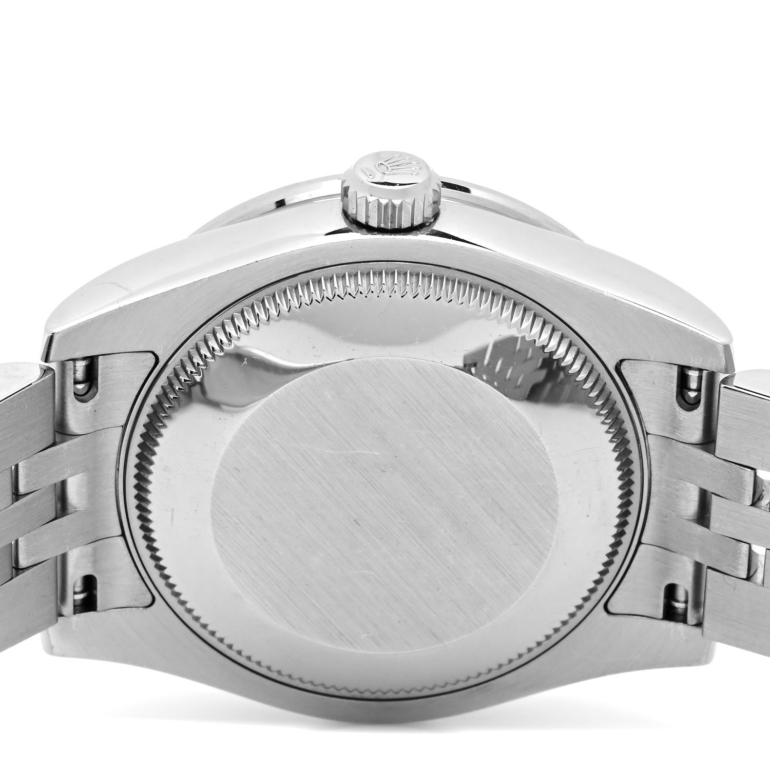 Rolex Stainless Steel 18K White Gold Diamond Mother of Pearl 31mm Oyster Perpetual Datejust Watch 178384 4 of 4