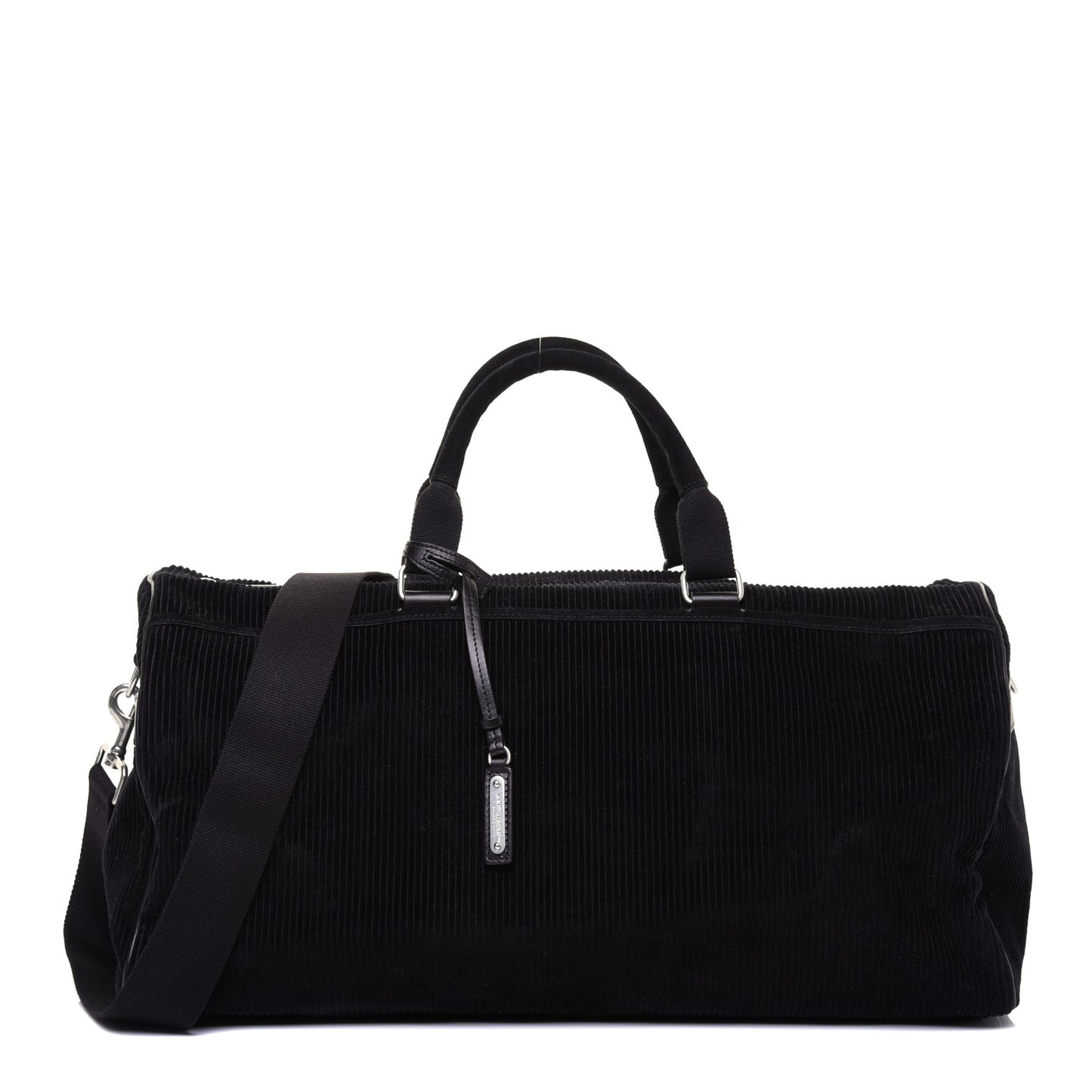 Corduroy Andy Duffle Bag Black