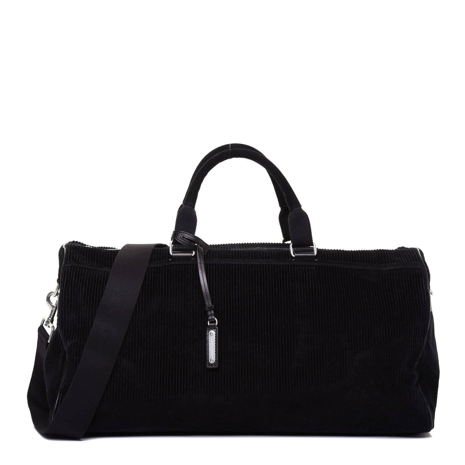 Saint Laurent Corduroy Andy Duffle Bag Black 1 of 9