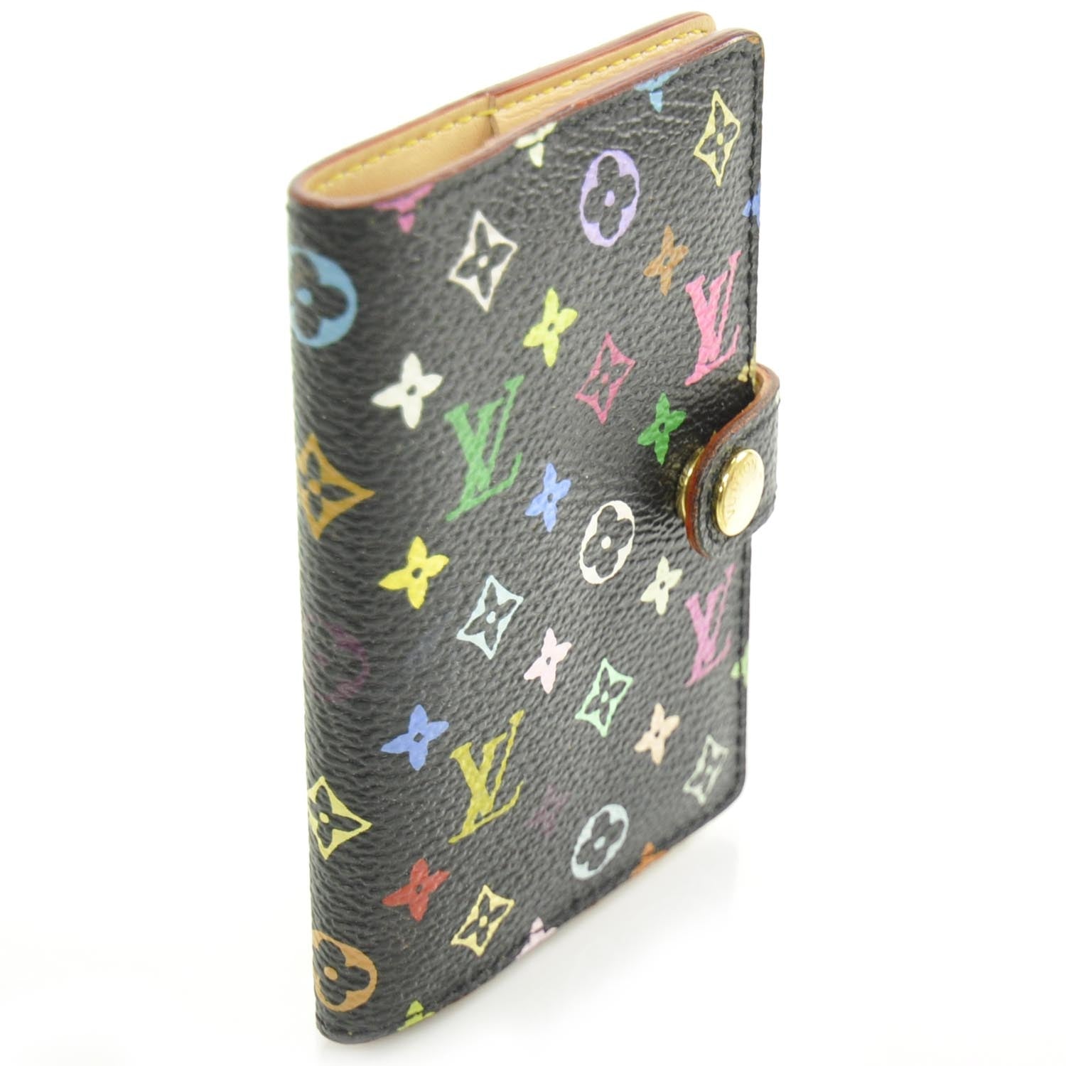 Louis Vuitton Monogram Multicolor Carnet de Bal Mini Agenda Cover Black 3 of 8