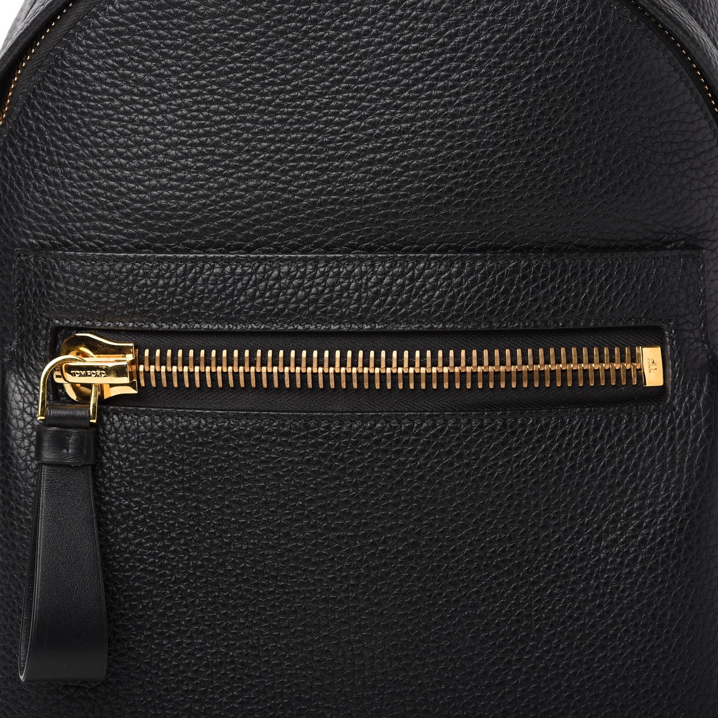 Grained Calfskin Buckley Backpack Black