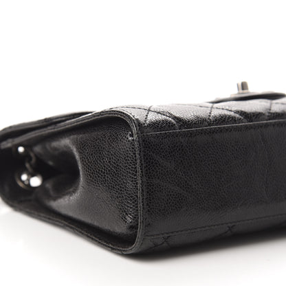 Chanel Crumpled Grained Calfskin Medium CC Crave Flap Black 5 of 10