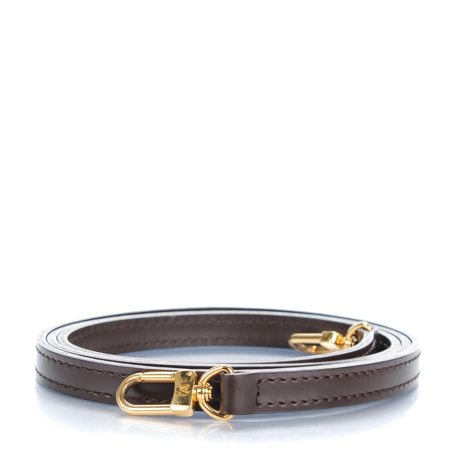 Louis Vuitton Calfskin 12mm Shoulder Strap Brown 1 of 4