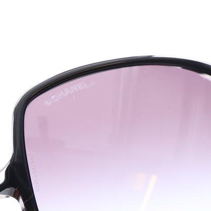 Chanel Acetate Metal Lambskin Square Chain Sunglasses 5210-Q-A Black Pink 7 of 8