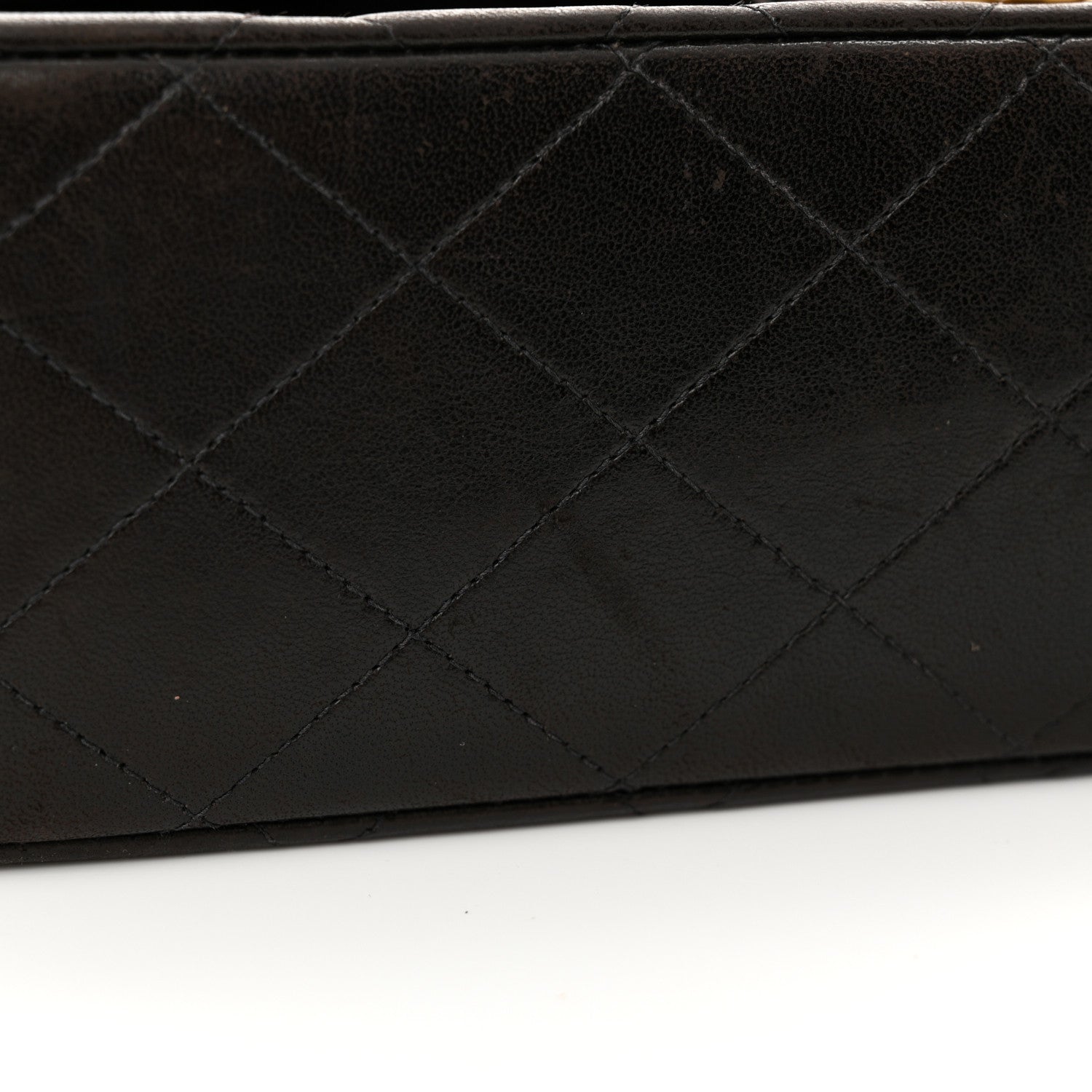 Chanel Lambskin Quilted Medium Double Flap Dark Brown 14 of 15