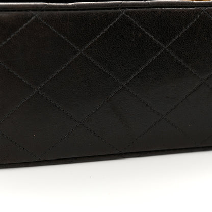 Chanel Lambskin Quilted Medium Double Flap Dark Brown 14 of 15