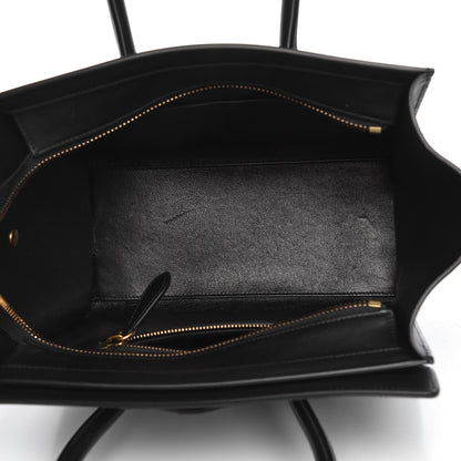 Celine Smooth Calfskin Micro Luggage Black 5 of 11